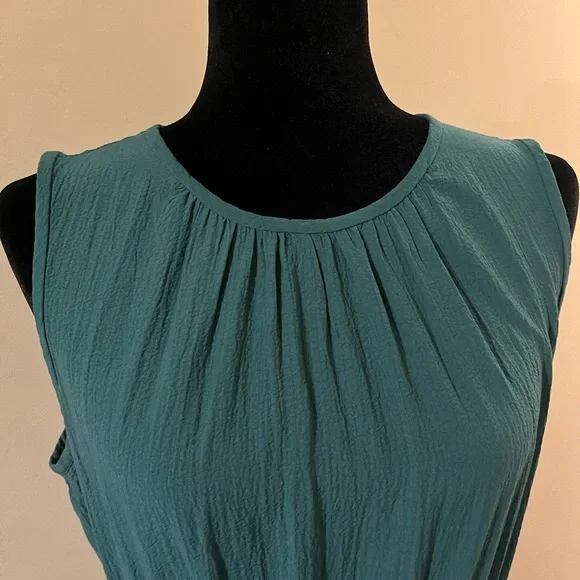 Calvin Klein Teal Midi Dress - Picture 2 of 4